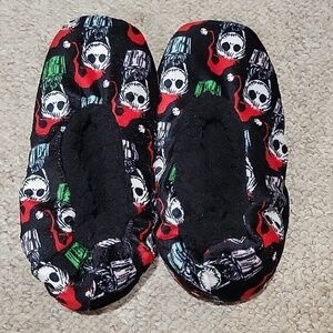 DISNEY Nightmare before Christmas slippers.  Size 7.  Good condition.